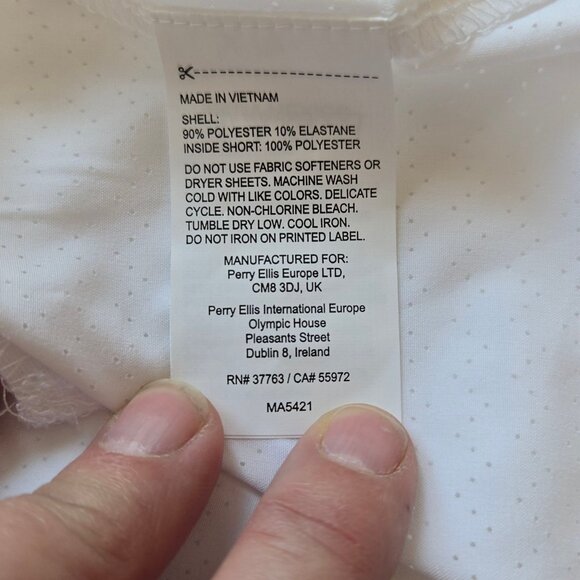 Callaway Womens White TrueSculpt Golf Skort XL Opti-Dri Stretch Moisture-Wicking - Picture 9 of 10